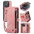 iPhone 15 Pro Max Wielofunkcyjny Pokrowiec-Portfel Caseme 2-w-1 - Róż