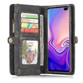 Samsung Galaxy S10 Wielofunkcyjne Etui z Portfelem 2-w-1 Caseme - Czarne