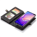 Samsung Galaxy S10 Wielofunkcyjne Etui z Portfelem 2-w-1 Caseme - Czarne