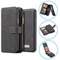 Wielofunkcyjne Etui z Portfelem 2-w-1 Caseme do Telefonu iPhone XS Max - Czarne