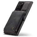 Samsung Galaxy Note20 Ultra - Etui Caseme C20 z Kieszonką na Zamek - Czarne
