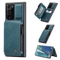 Samsung Galaxy Note20 Ultra - Etui Caseme C20 z Kieszonką na Zamek - Niebieskie