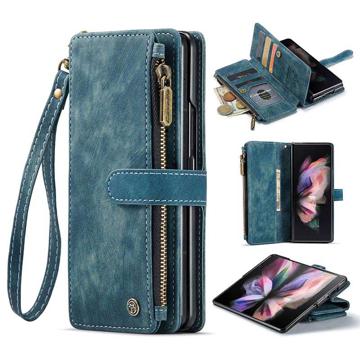 Samsung Galaxy Z Fold4 5G Wielofunkcyjne Etui-Portfel Caseme C30 - Błękit