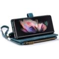 Samsung Galaxy Z Fold4 5G Wielofunkcyjne Etui-Portfel Caseme C30 - Błękit