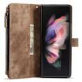 Samsung Galaxy Z Fold4 5G Wielofunkcyjne Etui-Portfel Caseme C30 - Brąz