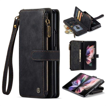 Samsung Galaxy Z Fold4 5G Wielofunkcyjne Etui-Portfel Caseme C30 - Czarne