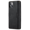 iPhone 14 Wielofunkcyjne Etui-Portfel Caseme C30 - Czarne
