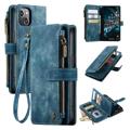 iPhone 14 Max Wielofunkcyjne Etui-Portfel Caseme C30 - Błękit
