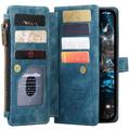 iPhone 14 Max Wielofunkcyjne Etui-Portfel Caseme C30 - Błękit
