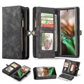 Samsung Galaxy Note 10+ Wielofunkcyjny Pokrowiec-Portfel Caseme - Czarny