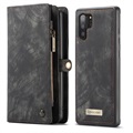 Samsung Galaxy Note 10+ Wielofunkcyjny Pokrowiec-Portfel Caseme - Czarny