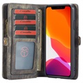 iPhone 11 Wielofunkcyjny Pokrowiec-Portfel Caseme 2w1 - Szary