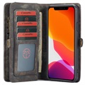 Wielofunkcyjne etui z portfelem CaseMe 2-w-1 do telefonu iPhone 11 Pro - Szare