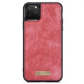 Wielofunkcyjne Etui z Portfelem 2-w-1 Caseme do iPhone 11 Pro Max - Czerwień