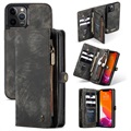 iPhone 12 Pro Max Wielofunkcyjne Etui z Portfelem Caseme - Czarne