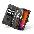 iPhone 12 Pro Max Wielofunkcyjne Etui z Portfelem Caseme - Czarne