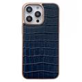 iPhone 14 Pro Max Pokryte Skórą Etui z Serii Crocodile