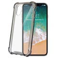 Hybrydowy Pokrowiec Celly Armor iPhone X / iPhone XS - Czarny / Przezroczysty