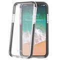 Hybrydowy Pokrowiec Celly Hexagon2 iPhone X / iPhone XS - Czarny / Przezroczysty