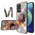 OnePlus Nord CE 2 Lite 5G Hybrydowe Etui Checkered Pattern - Kolorowa Mandala