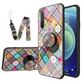 OnePlus Nord CE 5G Hybrydowe Etui Checkered Pattern - Kolorowa Mandala