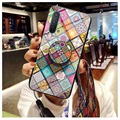 OnePlus Nord CE 5G Hybrydowe Etui Checkered Pattern - Kolorowa Mandala