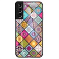 Samsung Galaxy S22 5G Hybrydowe Etui Checkered Pattern - Kolorowa Mandala