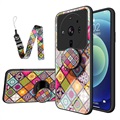 Xiaomi 12S Ultra Hybrydowe Etui Checkered Pattern - Kolorowa Mandala