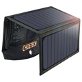 Dwuportowa Składana Ładowarka Solarna Choetech - 19W - Czarna