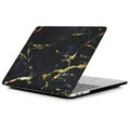 Osłona do laptopa MacBook Pro 13.3" 2016 A1706/A1708 - Marmur - Czarny / Złoty