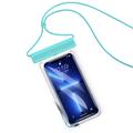 Uniwersalne wodoodporne etui / sucha torba Clear IPX8 - 7" - Baby Blue