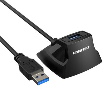 Przedłużacz USB 3.0 Comfast CF-U318 - 1.2m - czarny