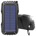 Kompaktowy Solarny Powerbank z Dwoma USB TS-819 - 20000mAh