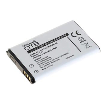 Bateria Nokia BL-5C, BL-5CA - N-Gage, C2-00, E60, N72, N91 - 1100 mAh