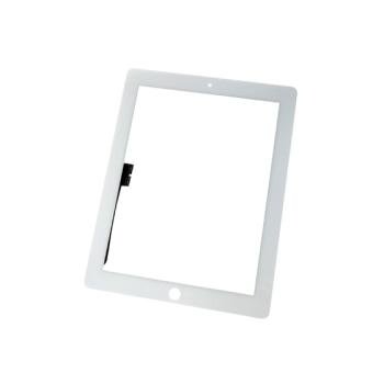 Szybka Wyświetlacza i Ekran Dotykowy iPad 3, iPad 4 - Biała Ramka