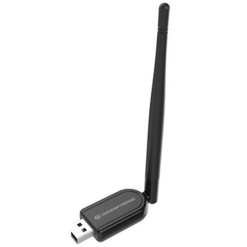 Adapter USB Conceptronic ABBY Bluetooth 5.1 dalekiego zasięgu z anteną zewnętrzną