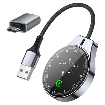 Bezprzewodowy adapter CarPlay i Android Auto 2 w 1 w stylu konstelacji