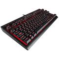 Mechaniczna klawiatura do gier Corsair Gaming K63 - czerwone podświetlenie - czarna
