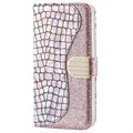 Etui z Portfelem Croco Bling do Samsung Galaxy A50