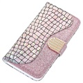 Etui z Portfelem Croco Bling do Samsung Galaxy A50