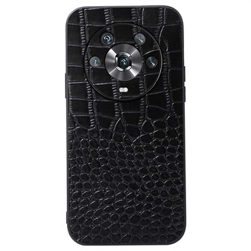 Honor Magic4 Hybrydowe Etui z Serii Crocodile - Czarne