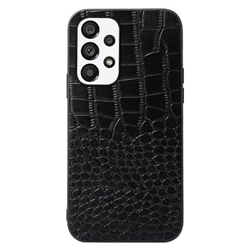 Samsung Galaxy A23 5G Hybrydowe Etui z Serii Crocodile - Czarne