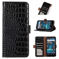 Nokia G22 Skórzane Etui z Portfelem Crocodile z RFID