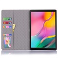 Samsung Galaxy Tab S5e Etui Folio - Krokodyl - Czerń