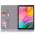 Samsung Galaxy Tab S5e Etui Folio - Krokodyl - Czerwień