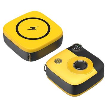 Bezprzewodowy bank energii Cute Mini PD 10000mAh E49 - 20W - żółty