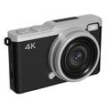 Przenośny aparat cyfrowy D72 4K z 16-krotnym zoomem i kartą pamięci 32GB - czarny