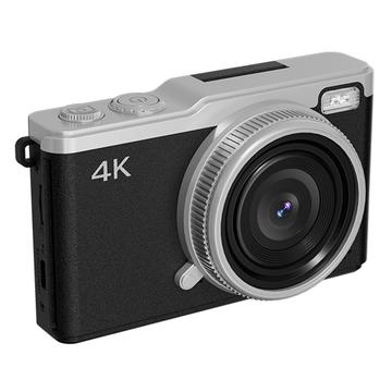 Przenośny aparat cyfrowy D72 4K z 16-krotnym zoomem i kartą pamięci 32GB - czarny
