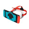 Zestaw słuchawkowy DEVASO VR do konsoli do gier Nintendo Switch Okulary VR z plastikową opaską rozpraszającą ciepło - biały/niebieski