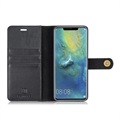 Odczepialne Skórzane Etui-Portfel DG.Ming 2-w-1 do Huawei Mate 20 Pro - Czarne